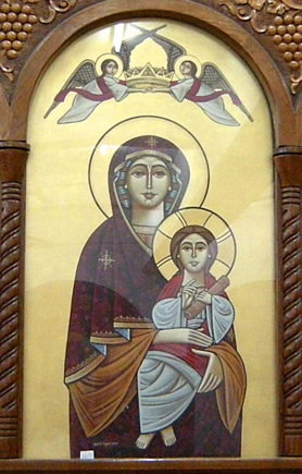 koptisches Marienbild
