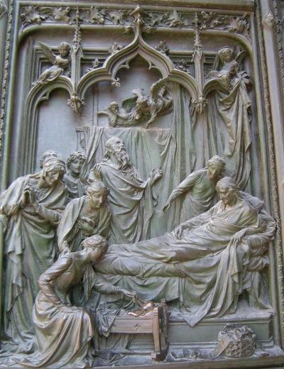 Portal Kathedrale Mailand: Geburt Jesu