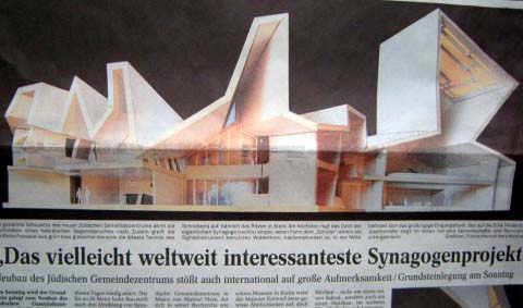 Modell der neuen Synagoge in Mainz
