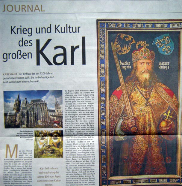 Zeitung Karl der Große