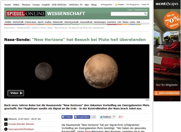 Pluto Website