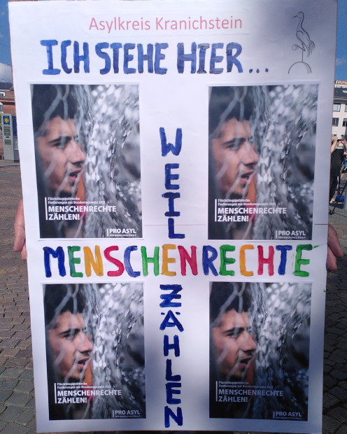 Plakat Menschenrechte - Sonja Knapp